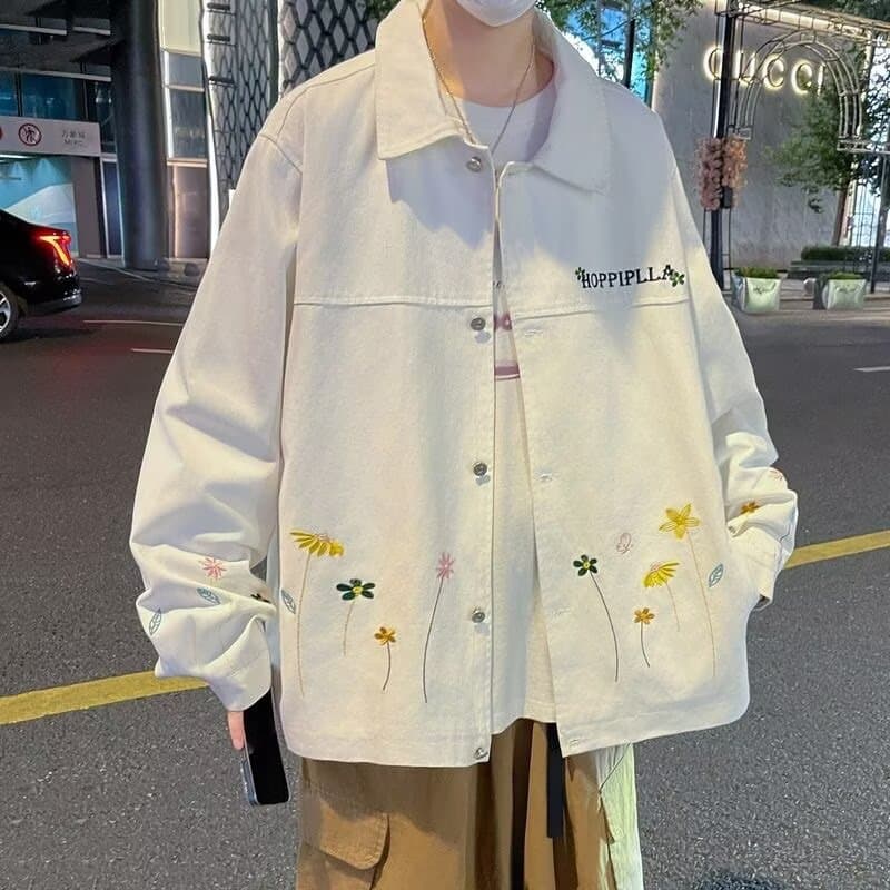 Work jacket men's spring and autumn 2025 new handsome style men's spring tops boys wear pink jacket trend