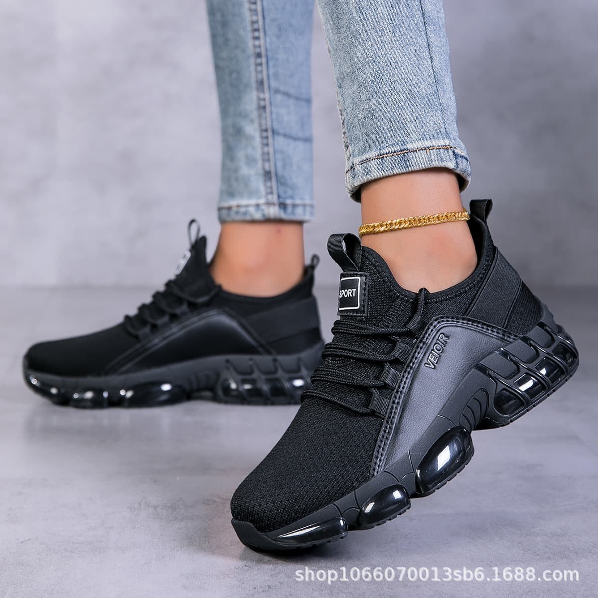 Dad Shoes with Mesh Breathable Casual Trendy Shoes, Outdoor Fashion Versatile In-Stock Student Running Sneakers