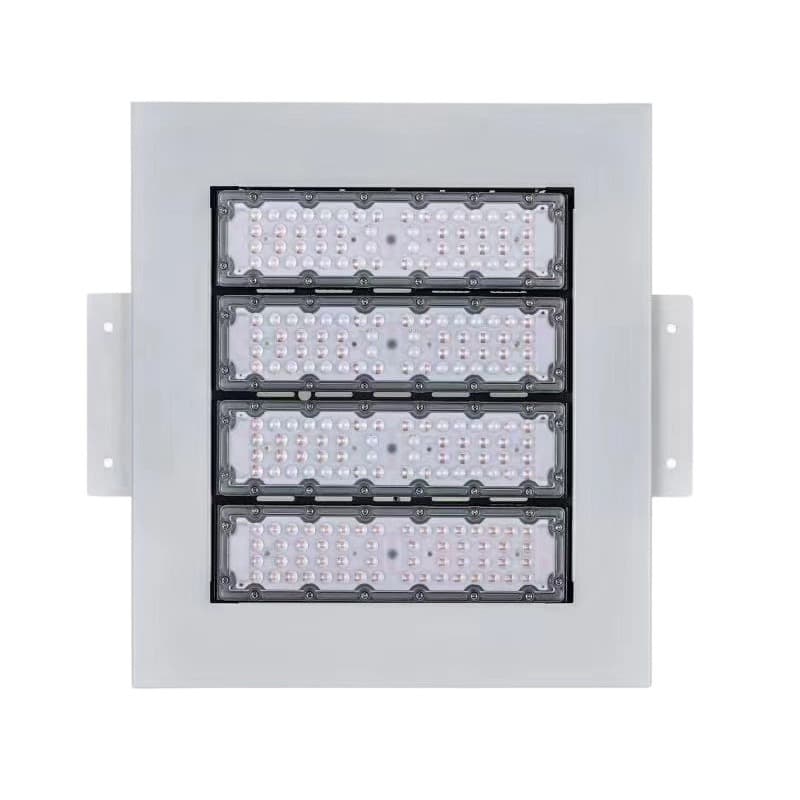 Outdoor waterproof IP65 LED recessed American-style gas station light, surface-mounted high-power module, 200W
