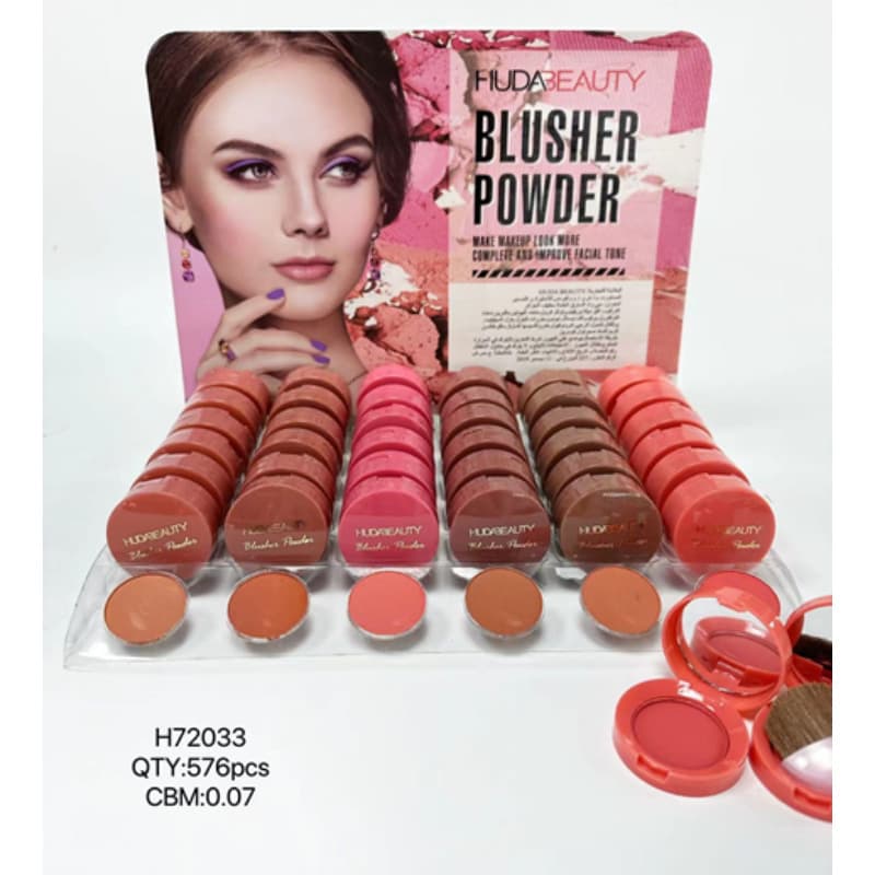 Huda Beauty Eyeshadow Blush Highlighter Palette Blusher Natural Color Fit