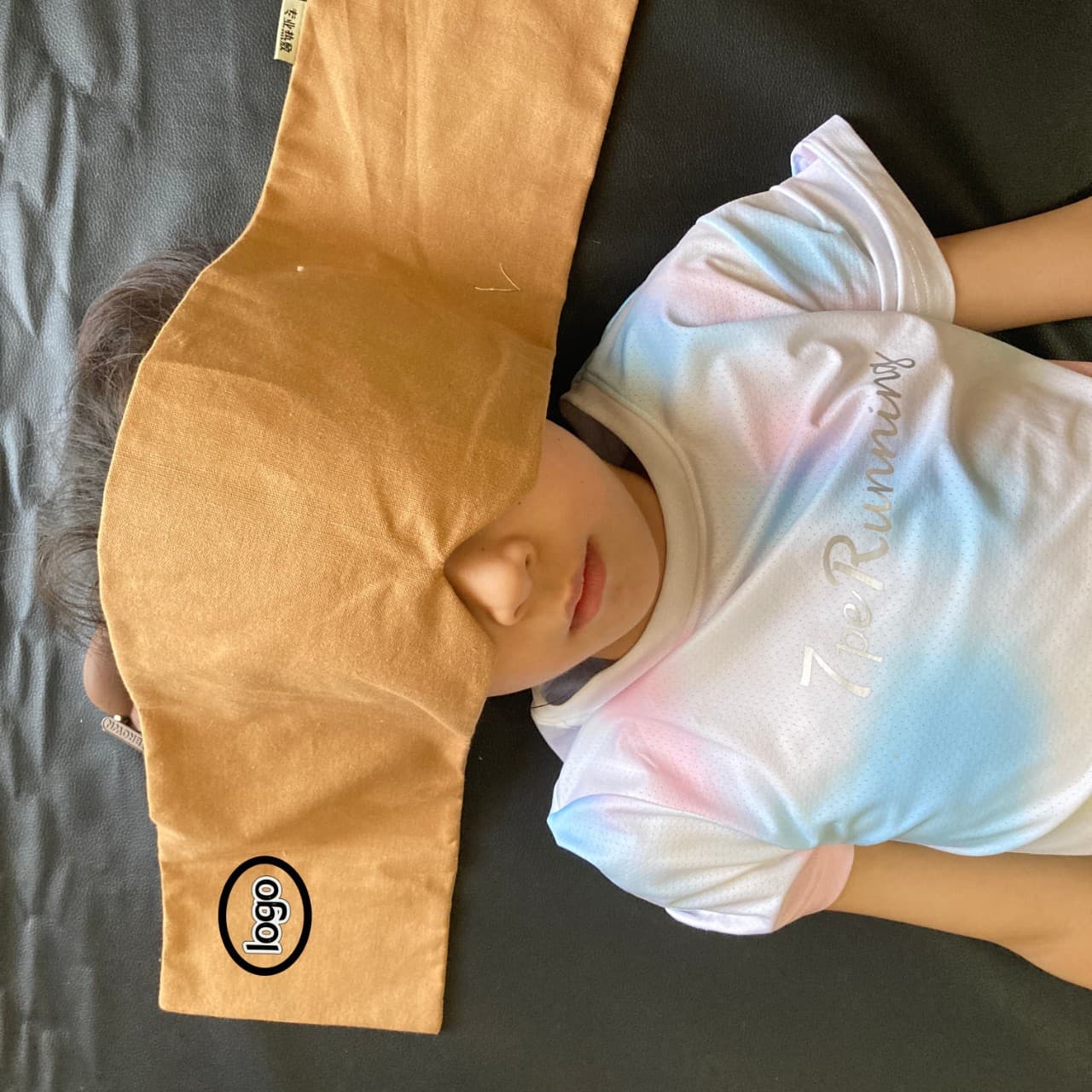 Eye mask fabric processing, eye masks can be printed with logo, size, pure cotton DIY