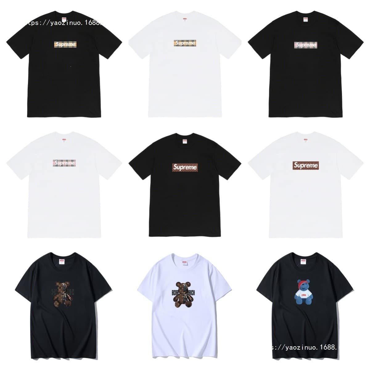 Beauty Supreme Summer SS25 Short-sleeved Street Pattern Retro Top Couple Short-Sleeved T-Shirt
