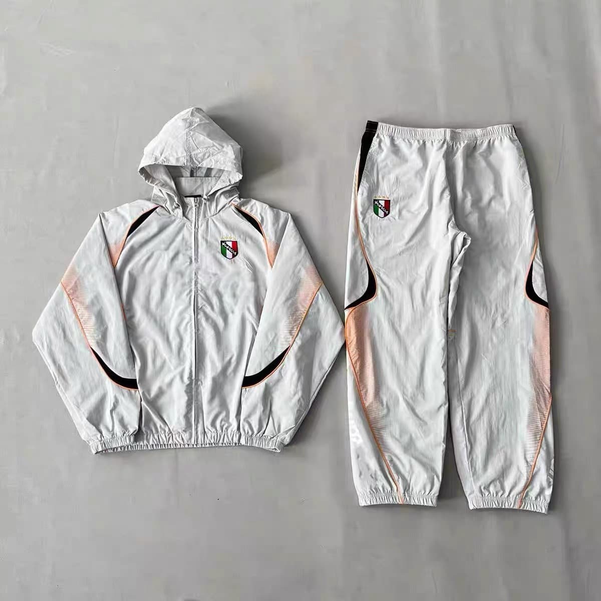 SPM Tracksuit Drill Windbreaker Sports Wear Set Jacket Pants Hip Hop Loose Fit Men's Jacket Outerwear from Mainland China