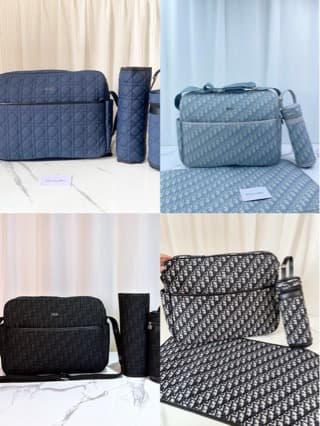 European D Classic Mom Bag Baby Stroller Hanging Bag Large Capacity Shoulder Bag Crossbody Bag Trendy Brand