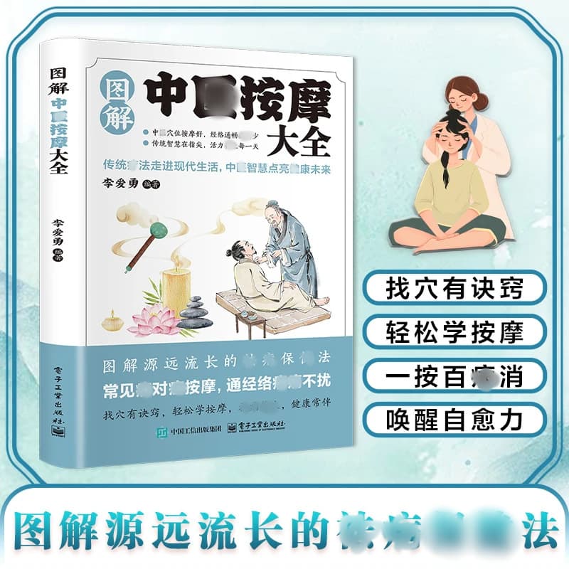 Illustrated Guide to Effective Massage for Symptoms: Detailed Instructions for Meridian Clearing and Acupressure with Real Images