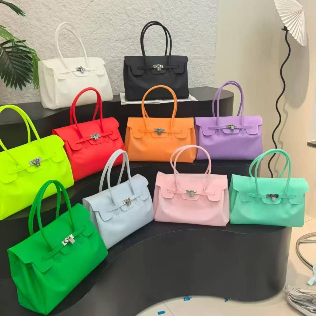 2026 New Crossbody Platinum Bag Korean Style kiikii Jelly Bag Handbag Shoulder Bag Underarm Bag Jelly Bag