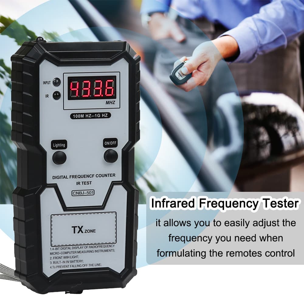 Key infrared frequency tester high-precision small frequency tester with special detection frequency band for car keys