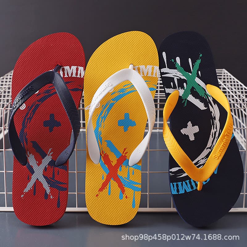 Men's Flip Flops Summer Outdoor Creative Thong Sandals, Outdoor Trendy Beach Sandals 2022 New