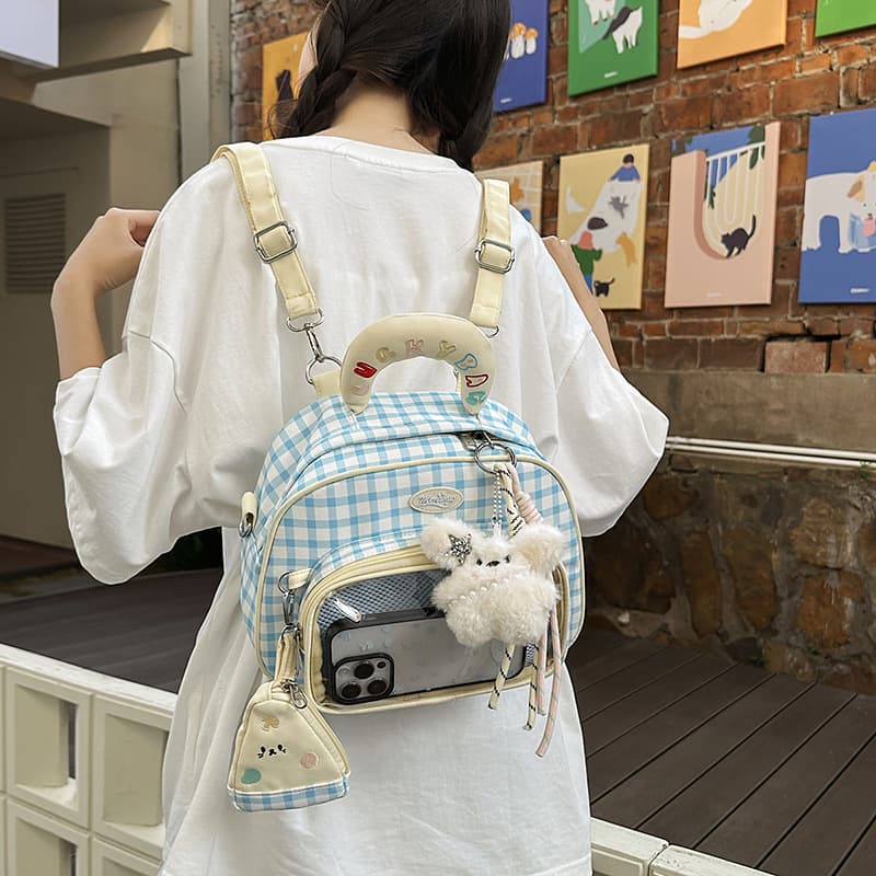 2025 New School Bag for Junior High Girls High School Students Korean Style High Appearance Large Capacity Backpack Computer Bag