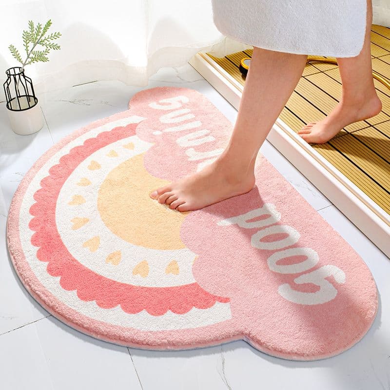 Cross-Border Bathroom Entrance Absorbent Floor Mat Bathroom Door Mat Bathroom Toilet Door Non-Slip Foot Mat Bedroom Carpet