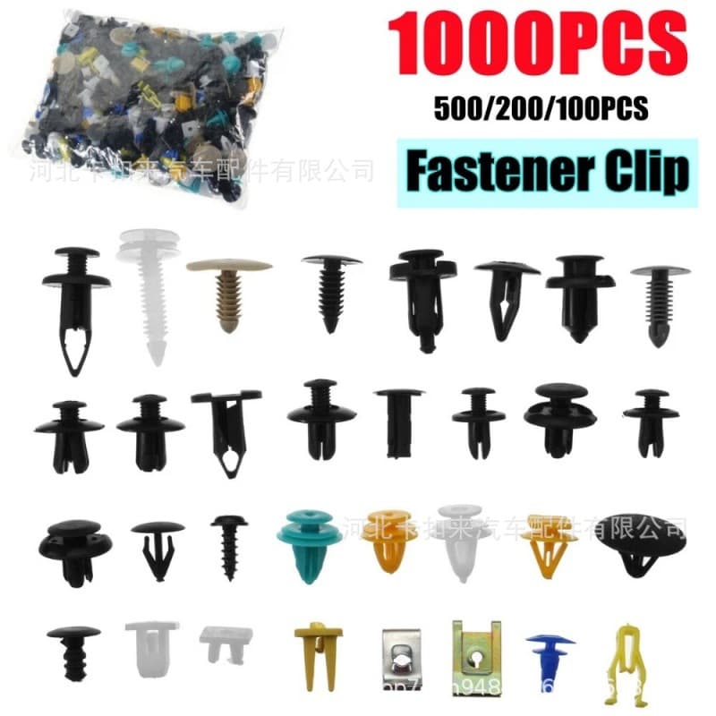 Car Mixed Fasteners, Fender, Roof, Mudguard, Bumper, Dashboard Sealing Strip, Seat, Trunk Clip