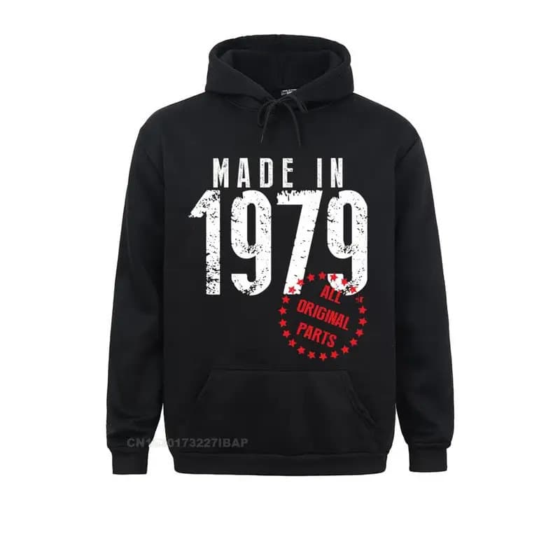 【Cross-border EU Size】Men's Made In 1979 All Original Parts Birthday