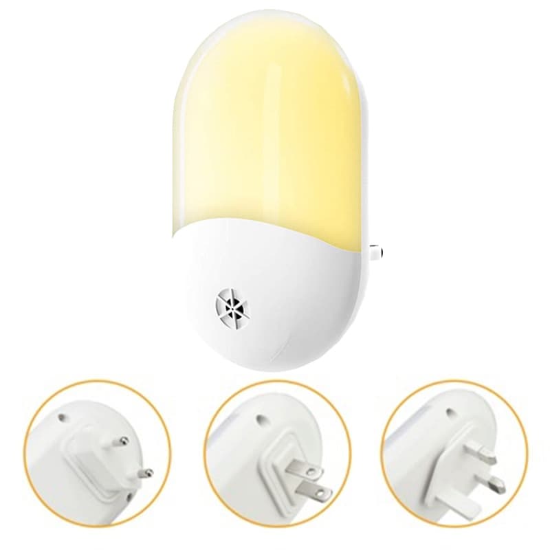 Led Bedside Table Lamp Atmosphere Sleep Smart Home Plug-in Wall Lamp Small Night Light Intelligent Home Lighting Decor