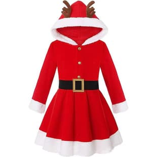 New Christmas Costume, Reindeer Hooded Christmas Suit, Christmas Tree Skirt, Children's Christmas Dress, Wholesale