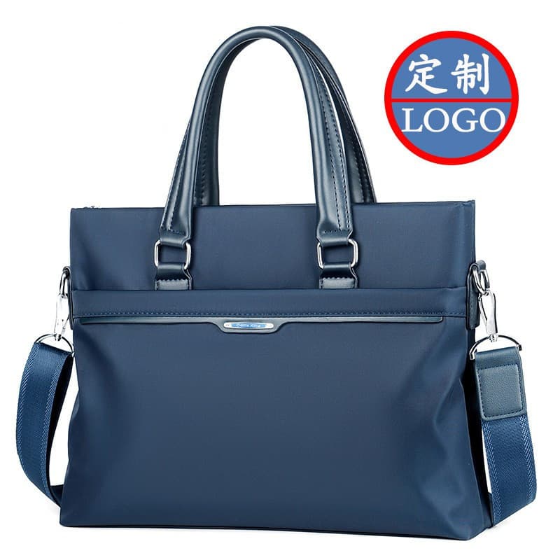 Men's Business Briefcase with Messenger Bag Design, Travel Laptop Crossbody Bag