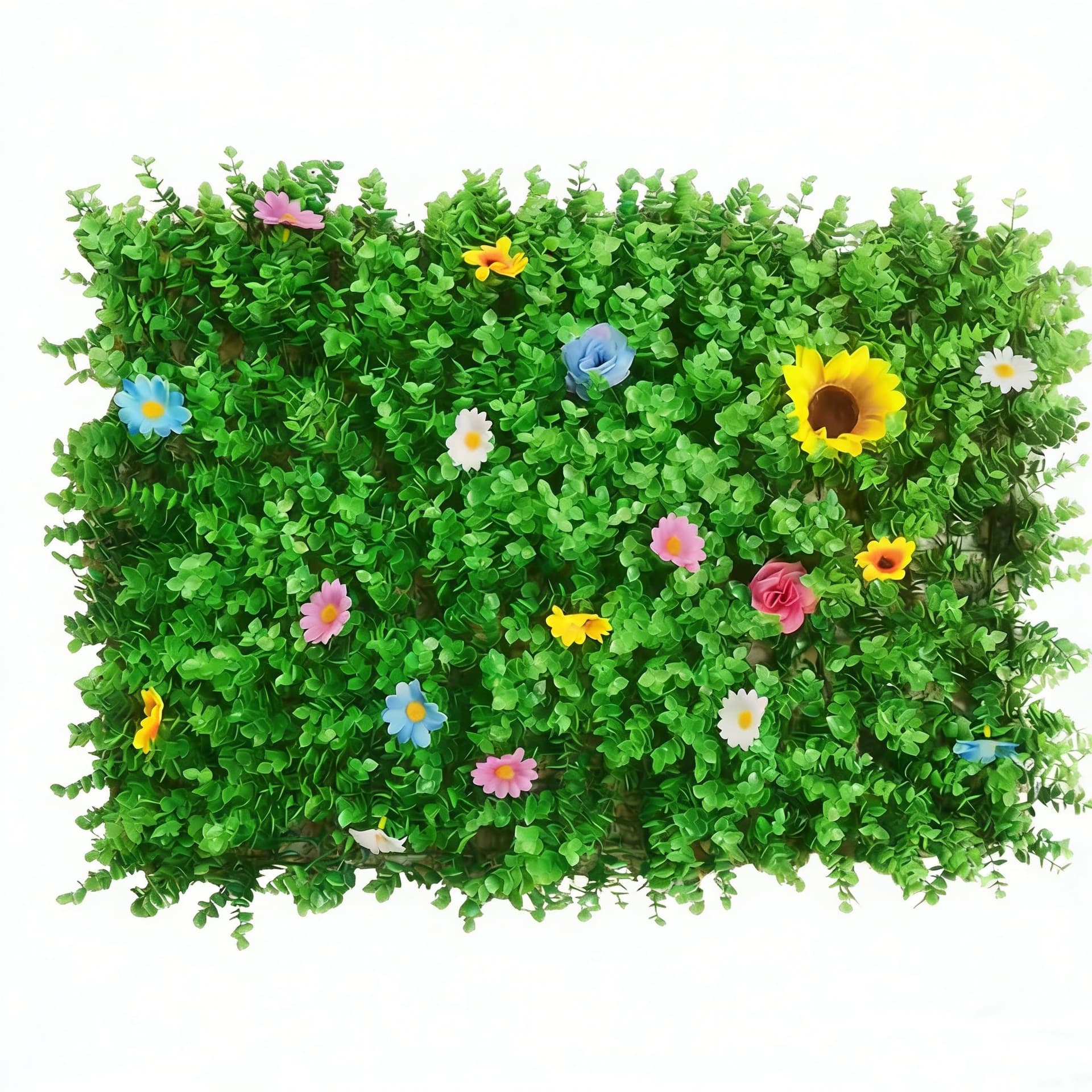 Wall-mounted background wall simulation green plant wall Eucalyptus lawn shop door Milan decorative turf green plant wall