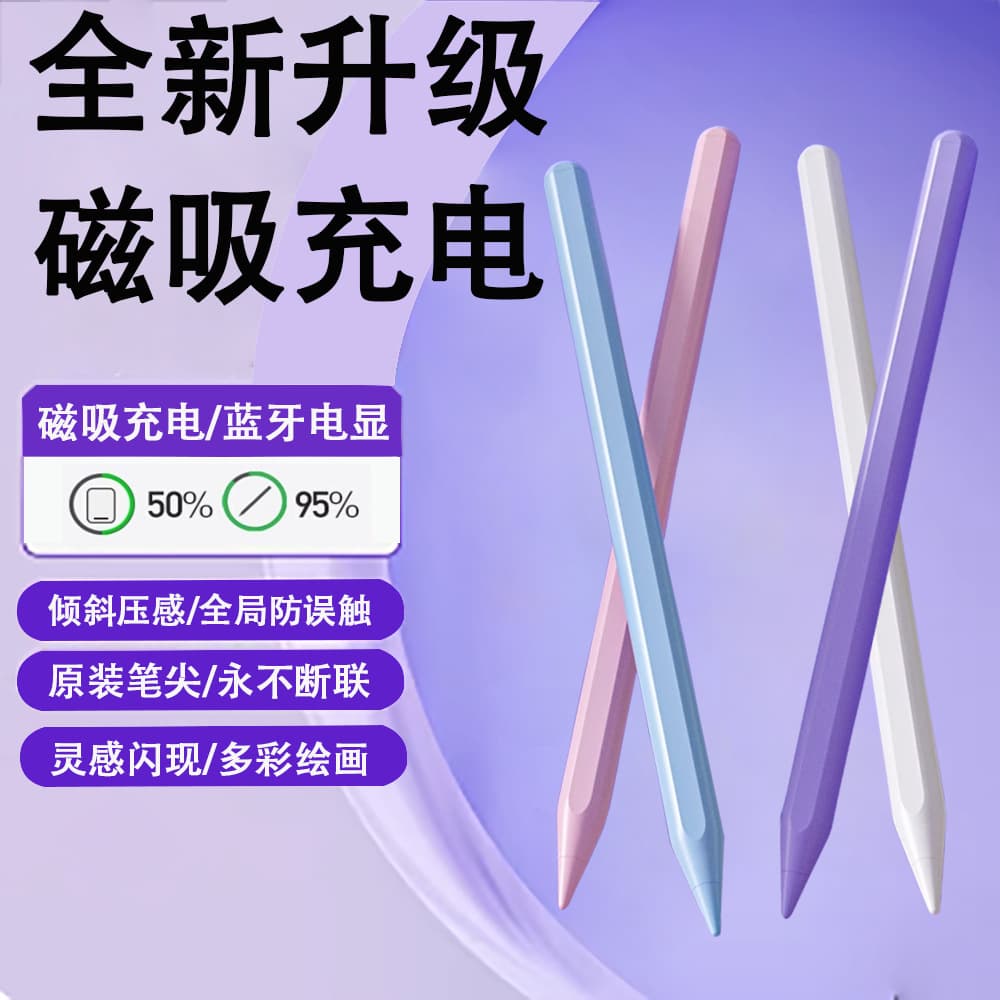 iPad Capacitive Stylus Compatible with Apple Pencil, Alternative Handwriting Pen for iPad Pro Apple Tablet with Magnetic Charging