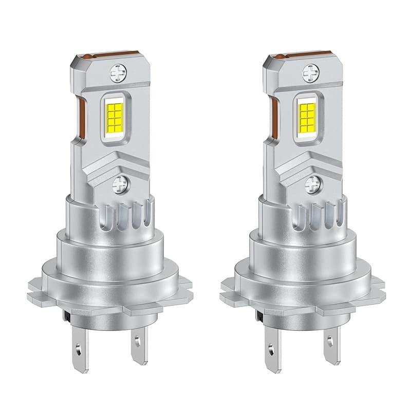 New Hot Selling Cross-Border Car LED Headlight 1:1 No-Damage Installation Mini Integrated Direct Plug H7 High-Brightness Car Headlight