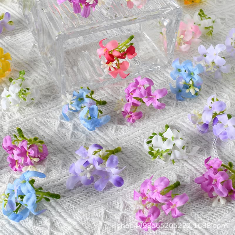 Artificial Osmanthus Flower Heads for DIY Handmade Floral Arrangements, Ethnic Headpiece Hairpin Making, Graduation Cap Decoration, Silk Flower Wholesale