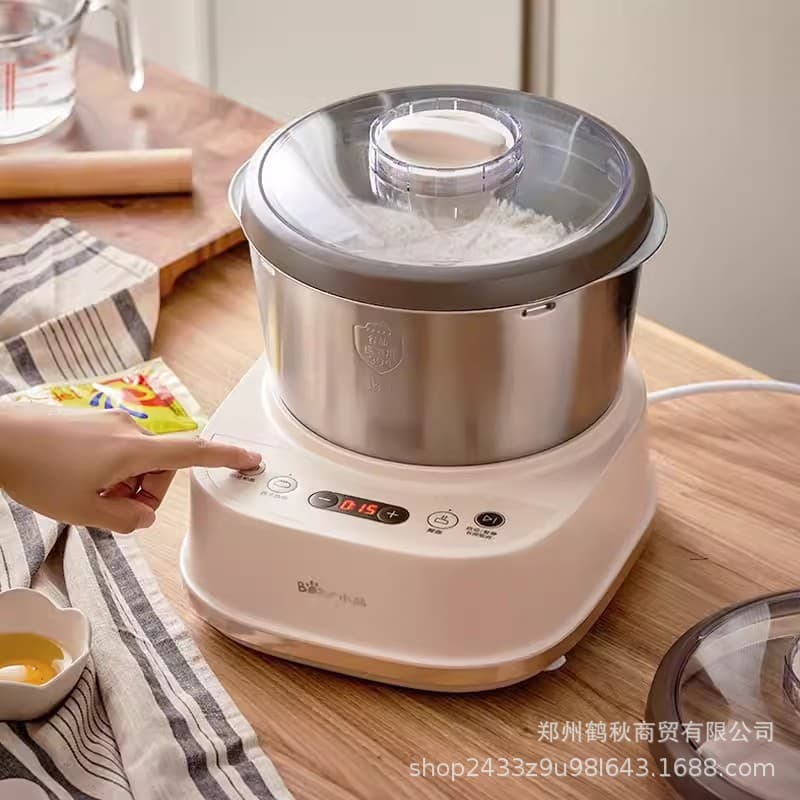 Bear Dough Mixer HMJ-A50N1 Home Kneading Machine Stand Mixer Fully Automatic Multifunctional Smart Dough Mixer 5L