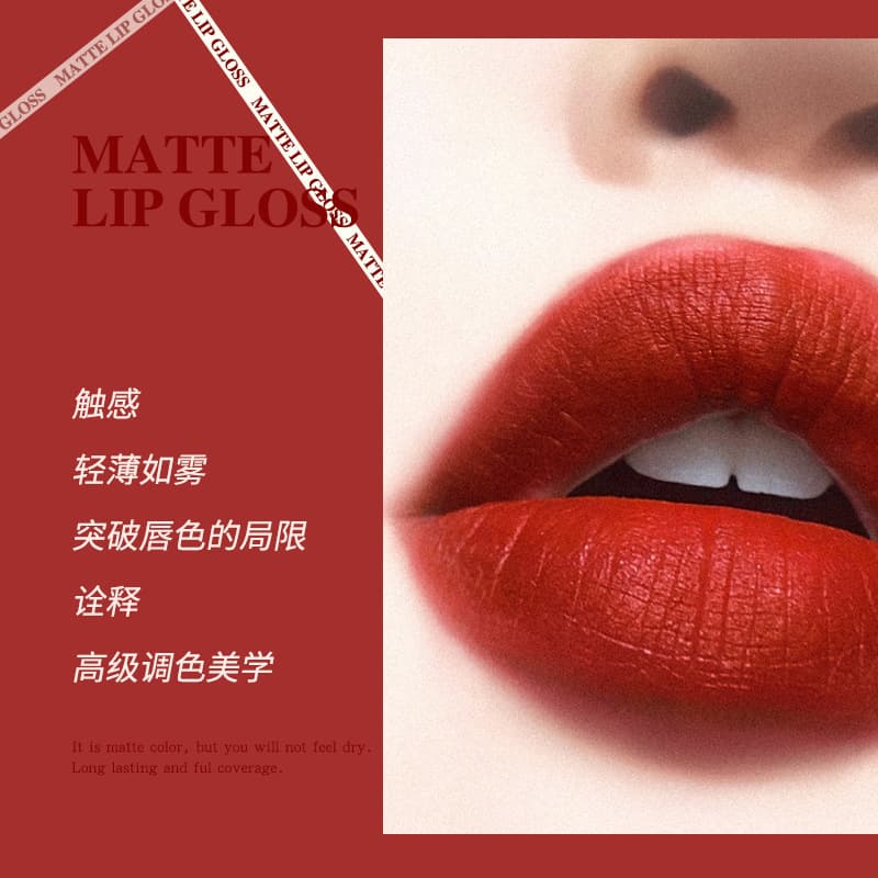 KeKeMood Cloud Velvet Matte Liquid Lipstick - Highly Pigmented, Brightening, Matte Finish, Long-Lasting, Non-Fading Lip Color