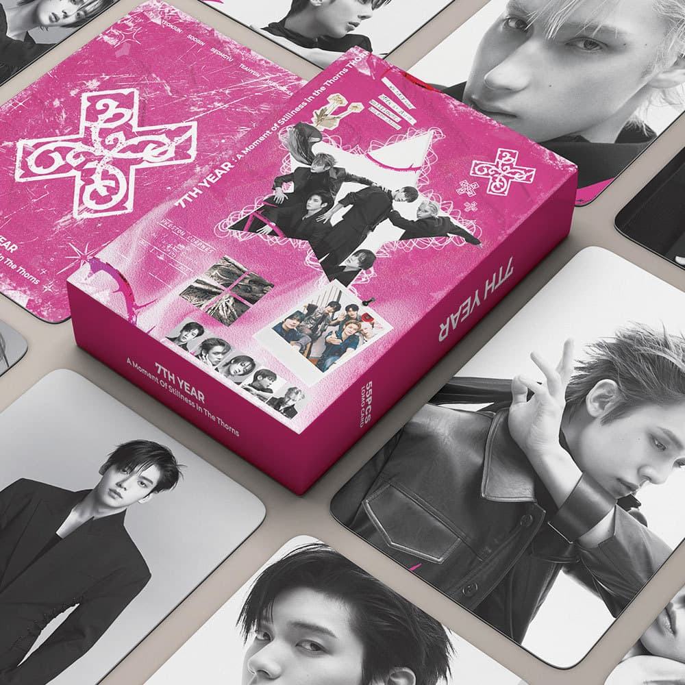 55 KPOP boy band TX’s new album 7TH YEAR support LOMO cards, exquisite homemade photo cards, cross-border