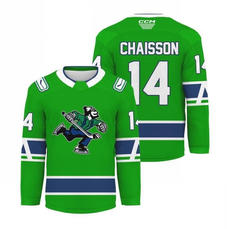 Jersey Ice Hockey Cross-Border Amazon New Long Sleeve Ice Hockey Uniform Olive Shopee Foreign Trade League Uniform Supports D System