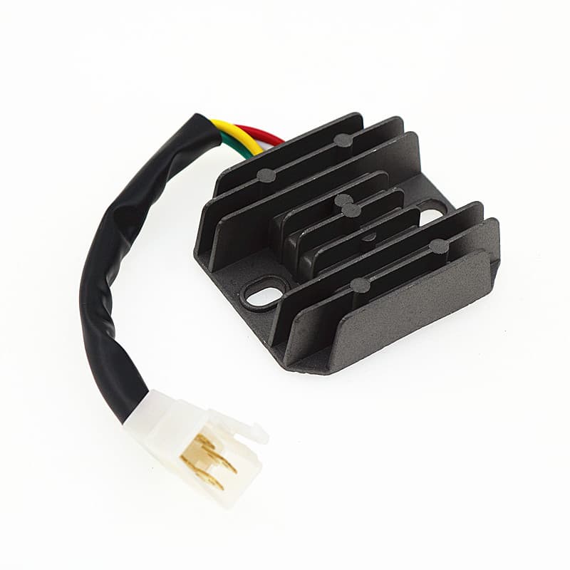Motorcycle Rectifier Voltage Regulator GY6 125 150 Scooter Voltage Regulator Charging Silicon Four-Wire Female Plug