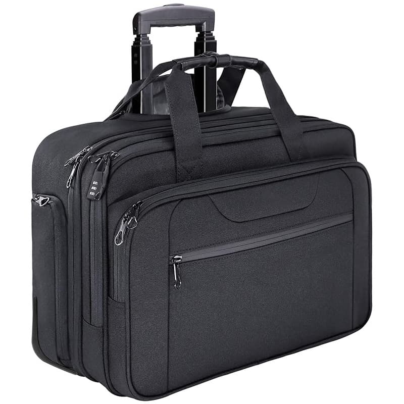 Business Travel Trolley Carry-On Suitcase Men's Briefcase Business Trip Computer Bag Large Capacity Luggage Bag