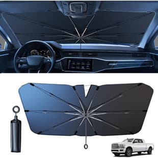 Summer Car Sunshade Umbrella with Pull Ring, Portable Front Windshield Sun Shade, Sun Protection and Heat Insulation, Car Sunshade Curtain Wholesale
