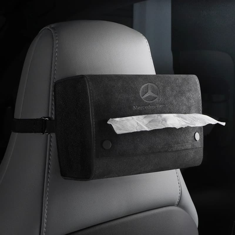Car Tissue Box Holder for Mercedes-Benz E300L/C260L/A200L/GLC Interior