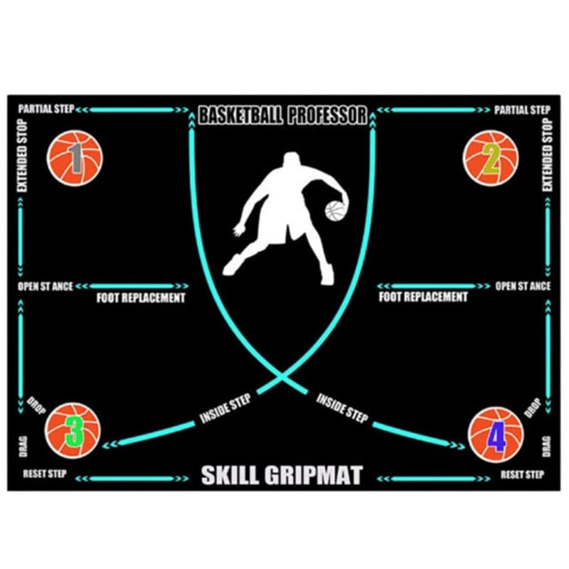 Cross-border diatom mud basketball training mat silent non-slip fitness mat temu Amazon dropshipping pace training mat