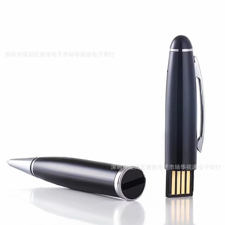 European and American Cross-Border Pen-Shaped Card Storage Recording Pen Learning Meeting Record Writing Pen Multi-Functional Noise Reduction Writing