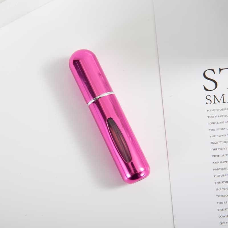 In Stock Small Window 5ml Bottom Direct Fill Perfume Refill Bottle Self-Pumping Spray Bottle Aluminum Pressurized Perfume Bottle