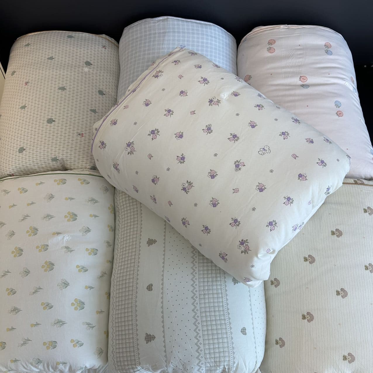 2025 New Retro Cartoon Sweet Cream Style Cute Gentle Comfortable Soft 5 Jin Quilt Model G090401