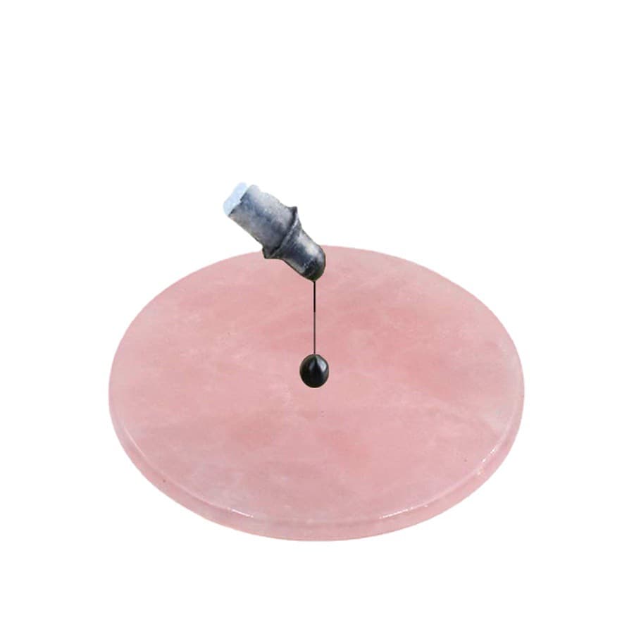 Wholesale Eyelash Extension Glue Pad Pink Crystal Jade Pad Glue Tray Planting False Eyelash Eyebrow Brush Glue Round
