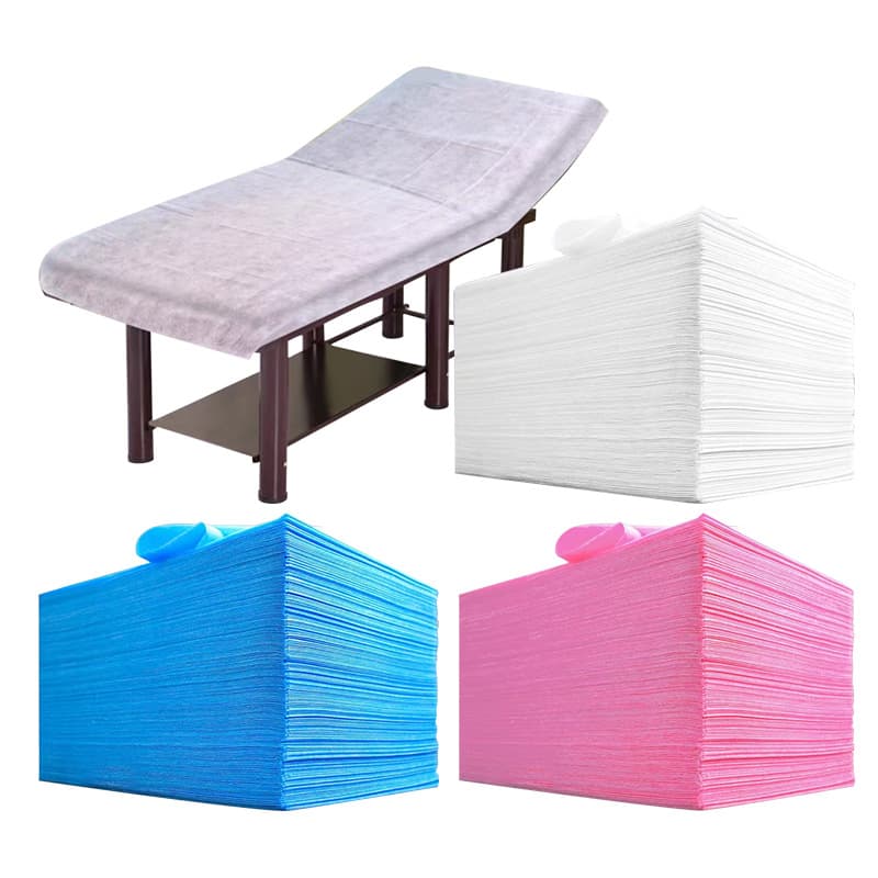 Salon Disposable Bed Sheet Waterproof Oil-Proof Thickened Massage Bed Sheet Non-Woven Breathable Bed Sheet