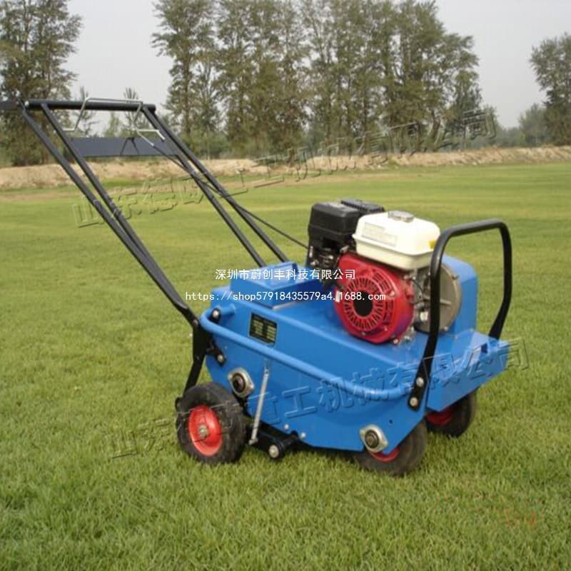 Manual Push Lawn Aerator Greening Garden Aeration Drilling Machine Small Lawn Soil Compaction Aerator