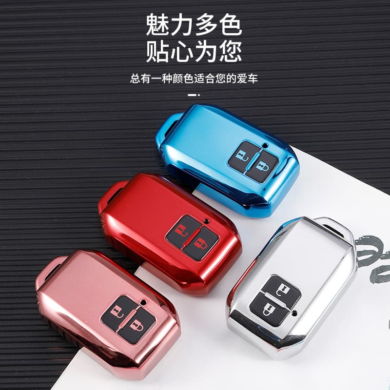Silicone Protective Case for Imported Suzuki Key Fob Swift Sport 2-Button Smart Key Cover