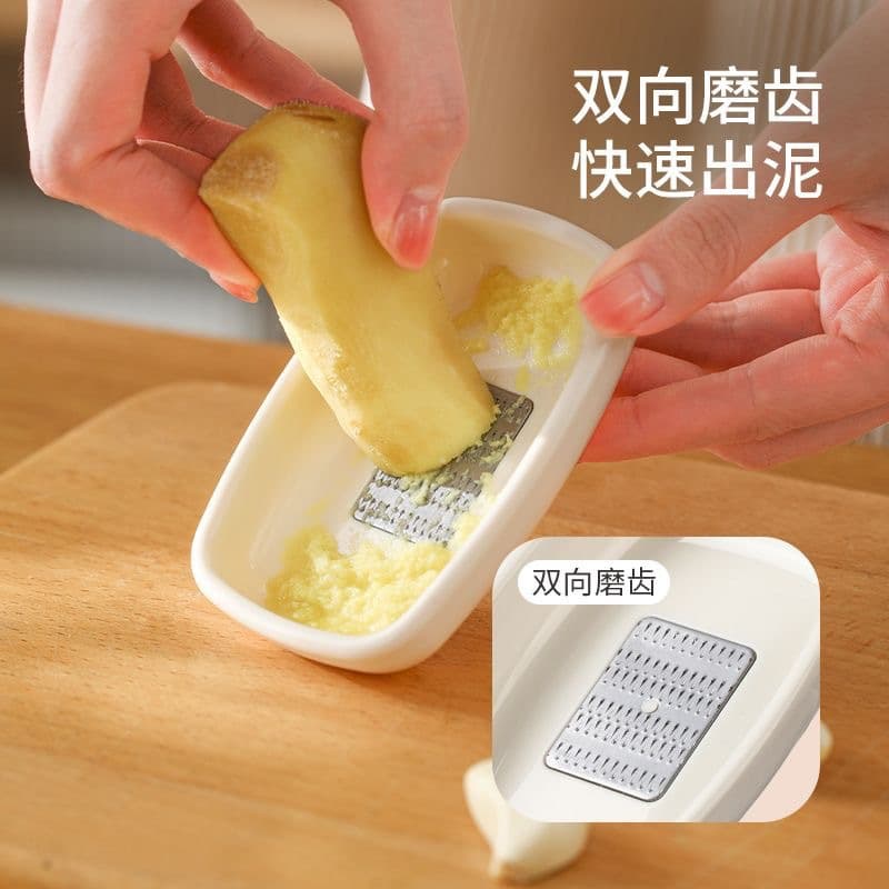 Cross-border Wholesale Garlic Grinder - Manual Ginger and Wasabi Grinding Tool for Home Kitchen Use