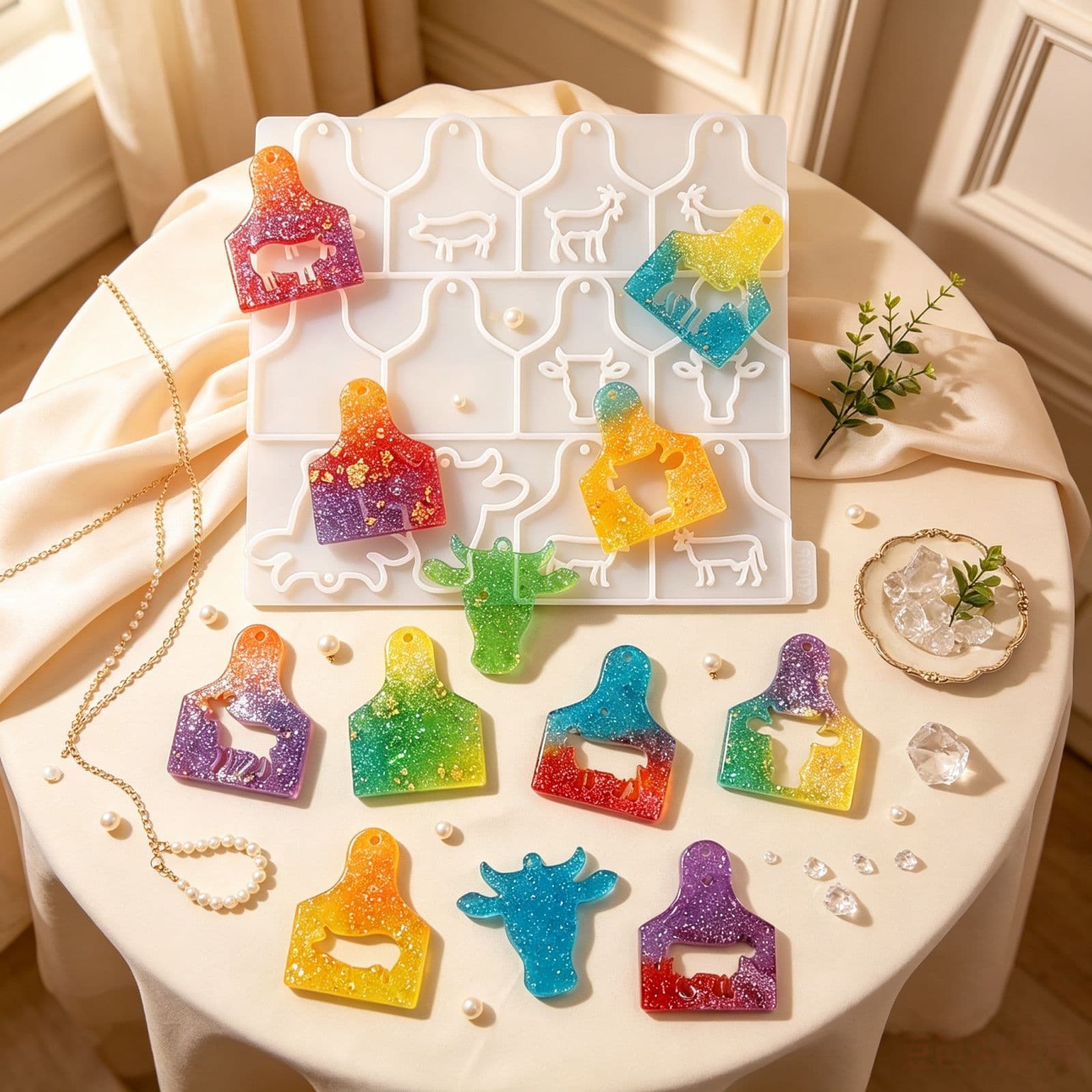 Z0018 Animal Series Earring Mold Silicone Mold Decoration DIY Silicone Mold