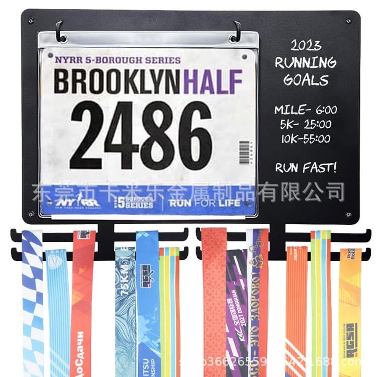 Popular medal display rack, triathlon medal display metal medal hanger, direct selling medal rack