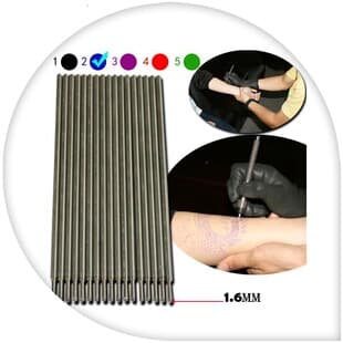 Yanchuang Tattoo Marker Pen Refills, Fade-Resistant, Microblading and Tattoo Alloy Pen Shell, Beauty Cross-Border Supply for Amazon