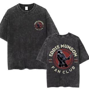 [Cross-border EU Size] Eddie Munson T Shirts Men Women Casual T-shirt