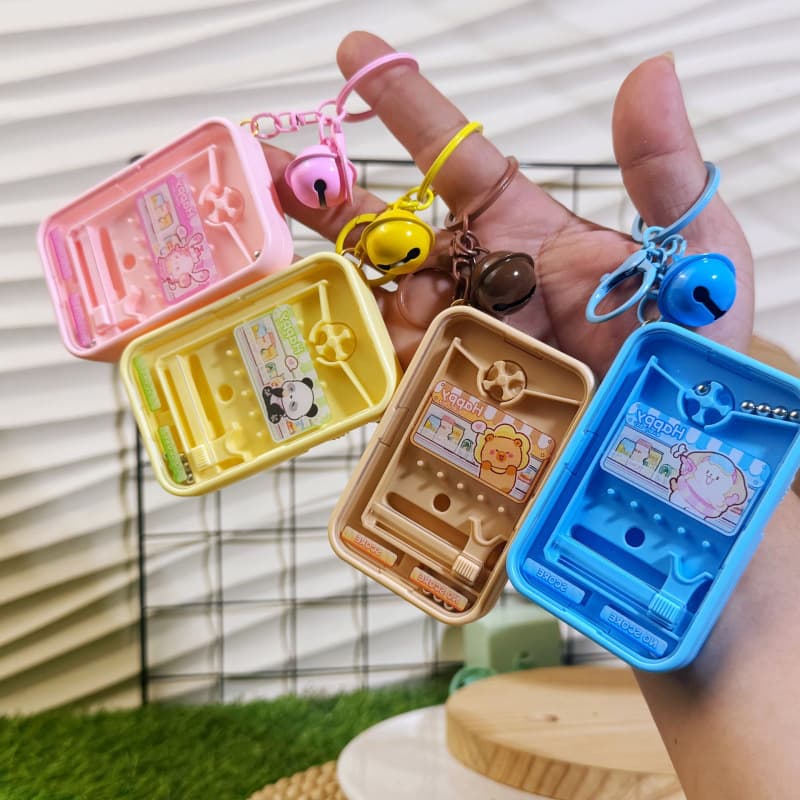 Handheld pinball game machine, shooting stress-relief toy, children's pendant, World Cup stress-relief toy wholesale