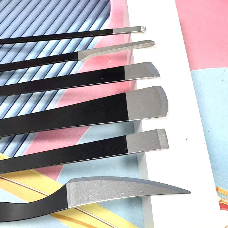 Ready stock pedicure knife set, portable bevel knife, pedicure knife set, nail groove ash scraper, callus removal and dead skin fork