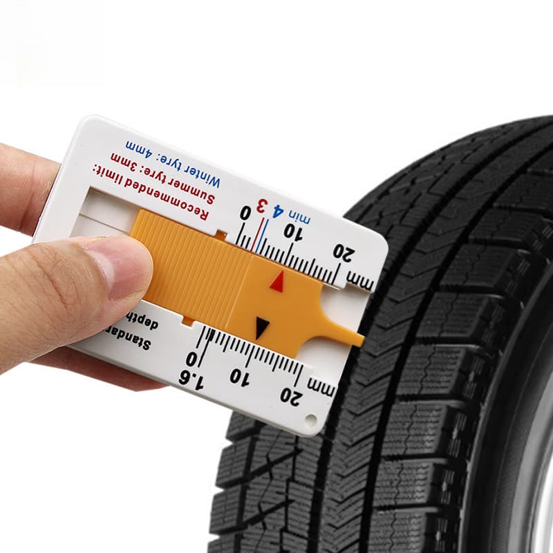 0-20MM plastic tread scale vernier caliper tire tread gauge portable tread gauge