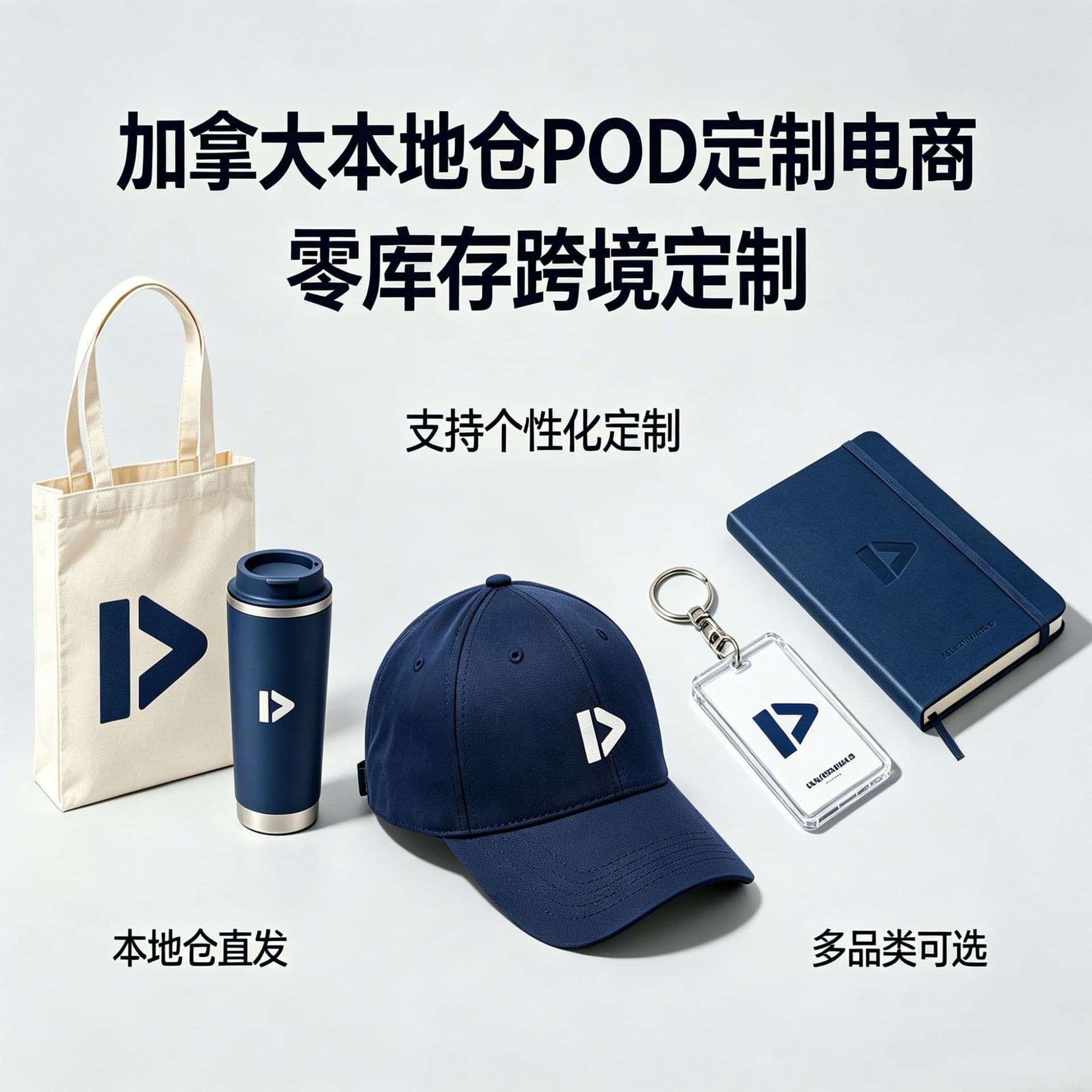 Canadian local factory POD canvas bag acrylic e-commerce zero inventory cross-border water cup book acrylic