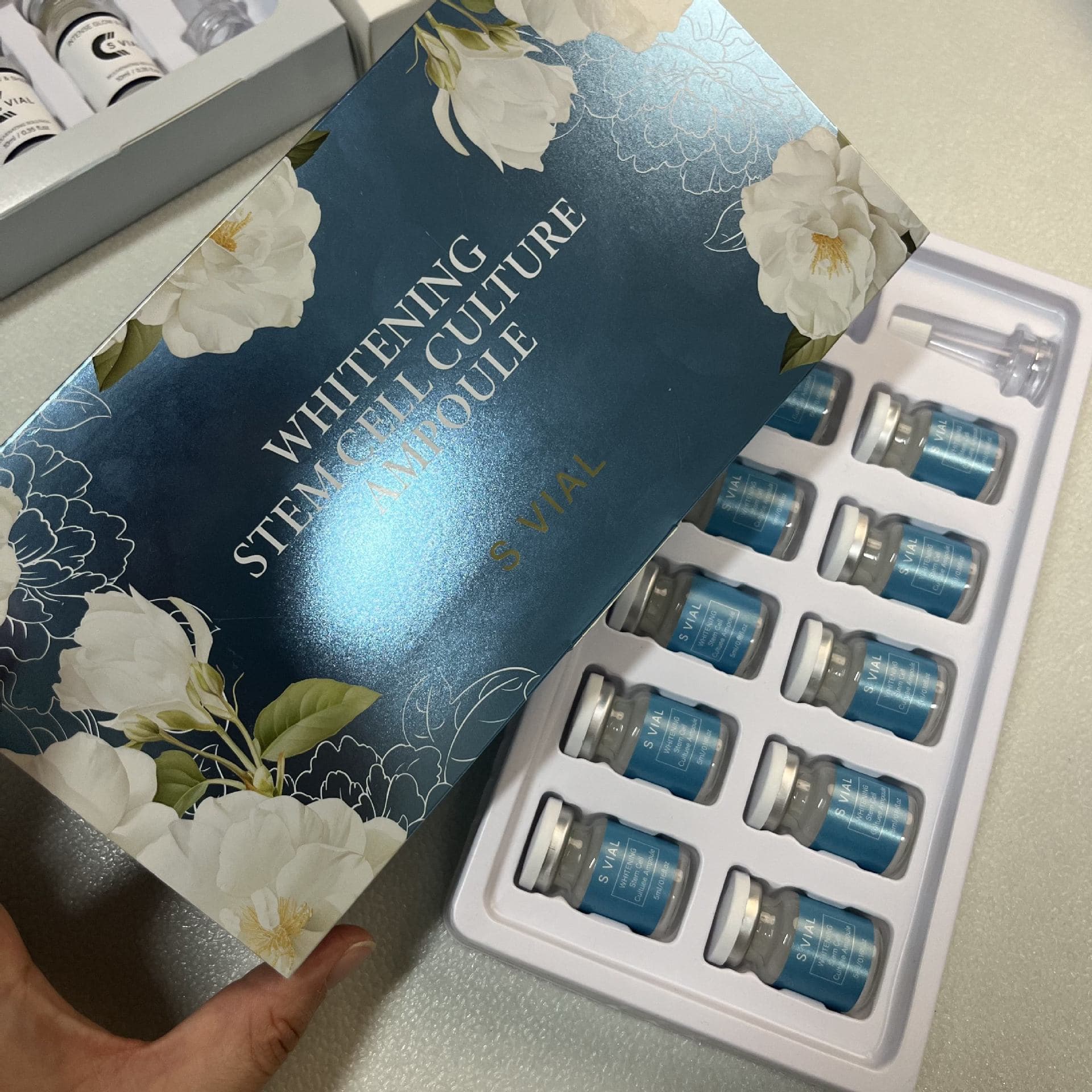 Cross-border Hot-selling WHITENING STEM CELL CULTURE AMPOULE Brightening Dark Spot Essence Ampoule