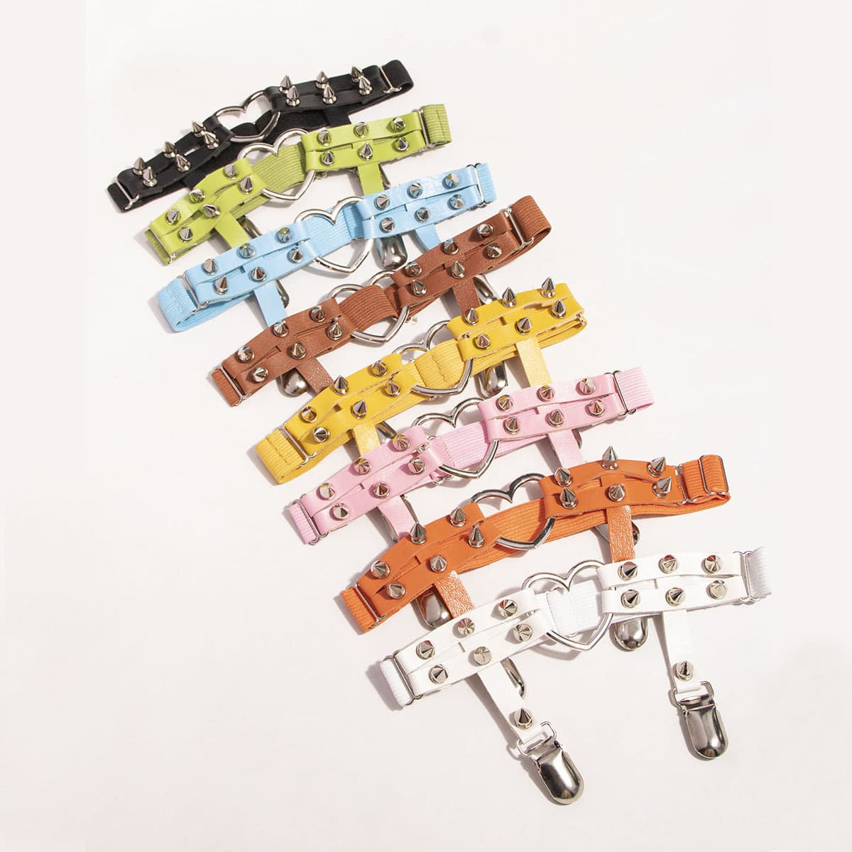 Garter belt accessories stockings shorts women's sexy thigh rings Japanese-style girl socks V-clip leg rings metal buckle sock clips ins.